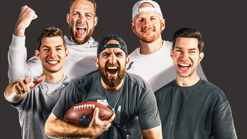 Dude Perfect Net Worth 2025 team photo of all five members
