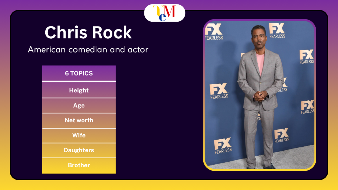 Chris Rock Net Worth 2026 stand-up performance live stage